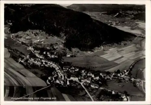 Ak Egesheim in Württemberg, Fliegeraufnahme, Heuberg