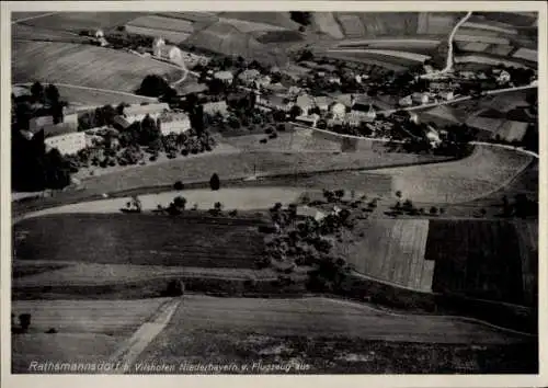 Ak Rathsmannsdorf Windorf in Niederbayern, Fliegeraufnahme