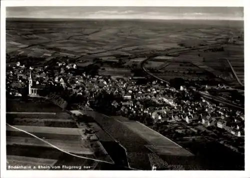 Ak Bodenheim in Rheinhessen, Fliegeraufnahme