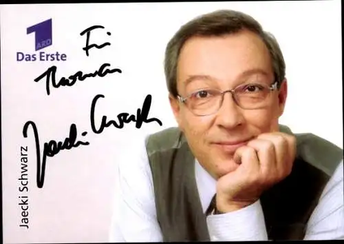 Ak Schauspieler Jaecki Schwarz, Portrait, Autogramm