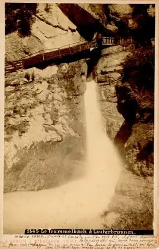 Foto Lauterbrunnen Kanton Bern, Trümmelbach, Trümmelbachfälle