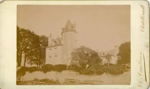 Kabinettfoto Châtellerault Vienne, Schloss?