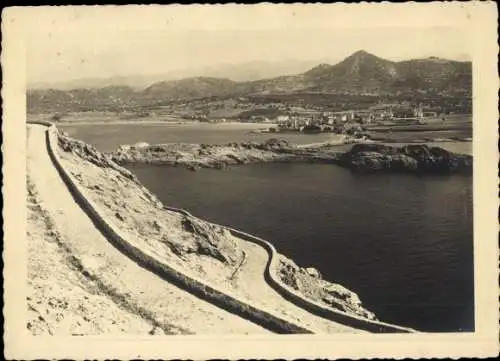 Foto Ak Ile Rousse Haute Corse, Blick zur Insel