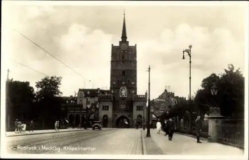 Ak Hansestadt Rostock, Kröpeliner Tor