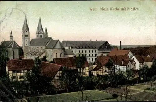 Ak Werl in Westfalen, Neue Kirche, Kloster