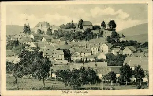 Ak Daun in der Eifel, Blick von Wehrbüsch