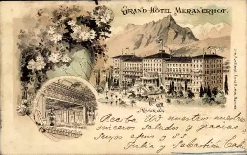 Litho Meran Merano Südtirol, Grand Hotel Meraner Hof