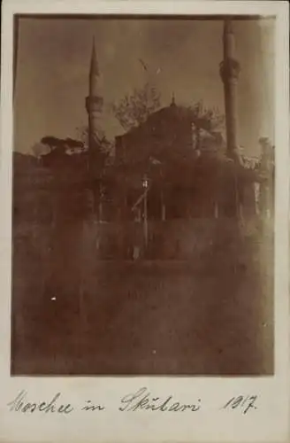 Foto Ak Scutari Skutari Shkodra Albanien, Moschee, 1917