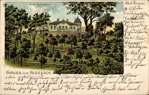 Litho Vegesack Hansestadt Bremen, Villa Schröder