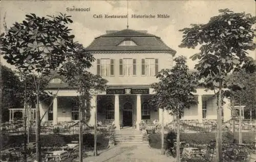 Ak Potsdam Sanssouci, Wirtshaus zur Historischen Mühle