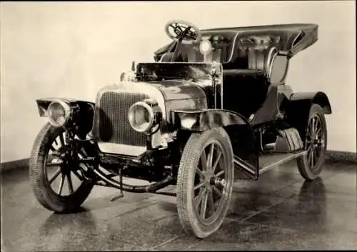 Ak Verkehrsmuseum Dresden, Versuchsfahrzeug, Baujahr 1904