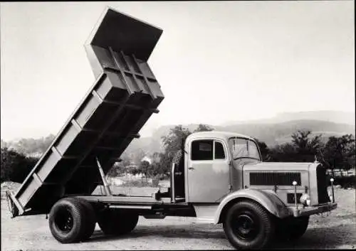 Ak Mercedes-Lastwagen der 50er Jahre, Mercedes L-5000-Kipper