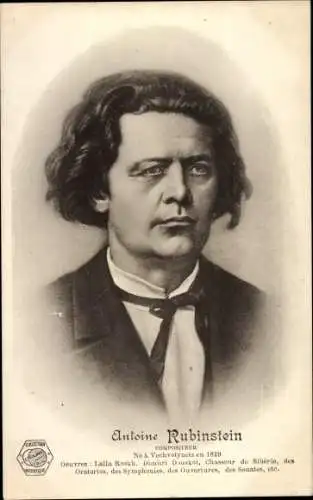 Ak Komponist Anton Grigorjewitsch Rubinstein, Portrait