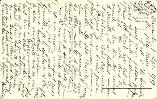 Ak Liebespaar, Spaziergang, Straße