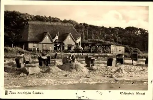 Ak Ostseebad Graal Müritz, Aus deutschen Landen, Strand, Meer, Strandkörbe