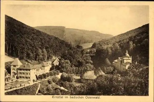 Ak Ernsttal Mudau im Odenwald, Panorama