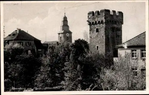 Ak Obernburg am Main Unterfranken, Hexenturm