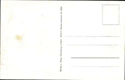 Ak Obernburg am Main Unterfranken, Hexenturm