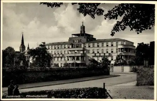 Ak Darmstadt in Hessen, Elisabethenstift