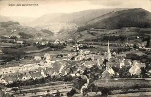 Ak Baiersbronn im Schwarzwald, Panorama