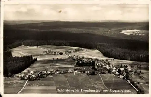 Ak Schömberg im Zollernalbkreis, Fliegeraufnahme