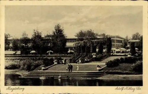 Ak Magdeburg an der Elbe, Adolf Mittag-See