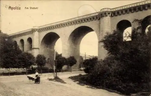 Ak Apolda in Thüringen, Viadukt