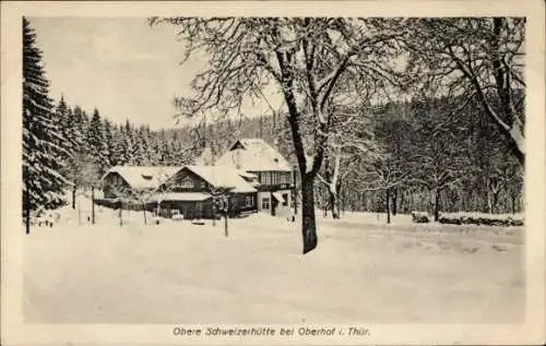 Ak Oberhof im Thüringer Wald, Obere Schweizerhütte