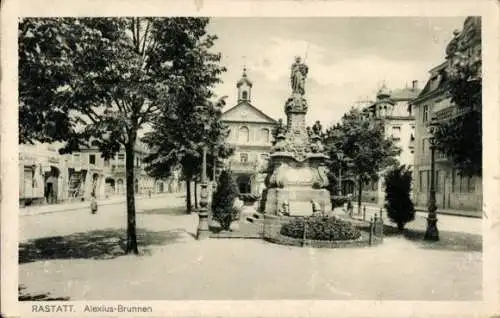 Ak Rastatt im Schwarzwald, Alexius-Brunnen