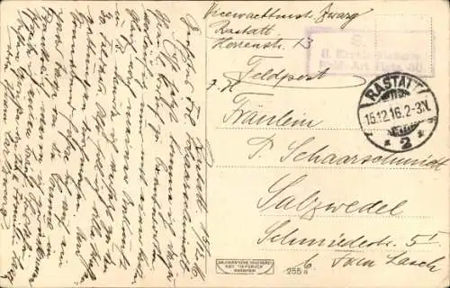 Ak Rastatt im Schwarzwald, Alexius-Brunnen