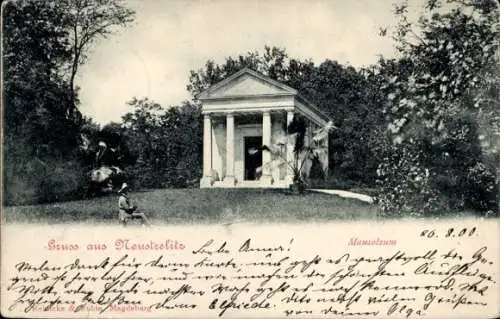 Ak Neustrelitz in Mecklenburg, Mausoleum