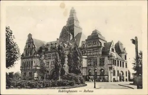 Ak Recklinghausen im Ruhrgebiet, Rathaus