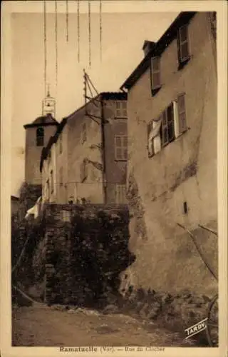 Ak Ramatuelle Var, Rue du Clocher