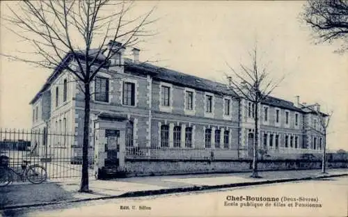 Ak Chef Boutonne Deux Sèvres, Ecole publique de filles et Ponsionna