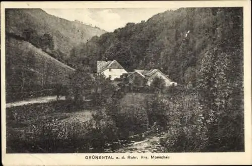 Ak Monschau Montjoie in der Eifel, Grünental