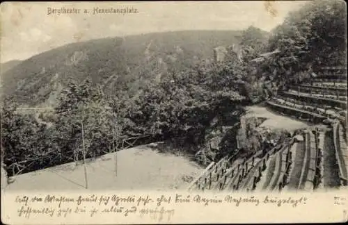 Ak Thale im Harz, Hexentanzplatz, Bergtheater, Hexentanzplatz