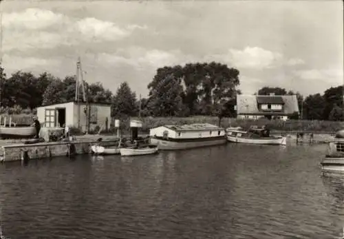 Ak Ostseebad Zingst, Hafen