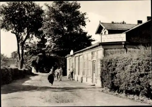 Ak Ostseebad Zingst, Straße, Passanten, Feriendienst der Gewerkschaft