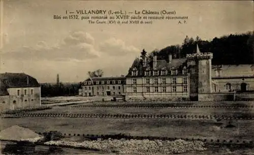 Ak Villandry Indre et Loire, Château