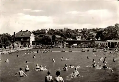 Ak Eberswalde in der Mark, Partie im Freibad