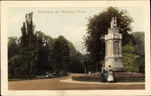 Ak Breda Nordbrabant Niederlande, Valkenberg met Monument