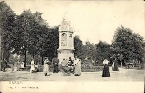 Ak Breda Nordbrabant Niederlande, Denkmal