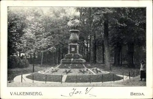 Ak Breda Nordbrabant Niederlande, Valkenberg, Grünanlage