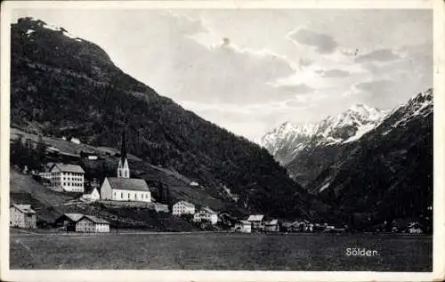 Ak Sölden in Tirol, Gesamtansicht