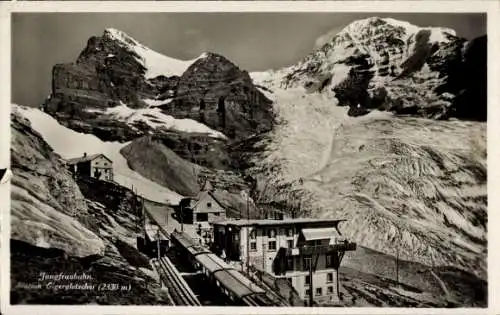 Ak Kanton Bern, Jungfrau, Jungfraubahn, Station Eigergletscher