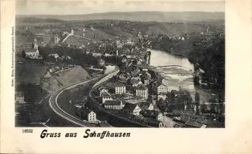 Ak Schaffhausen am Rhein Schweiz, Gesamtansicht