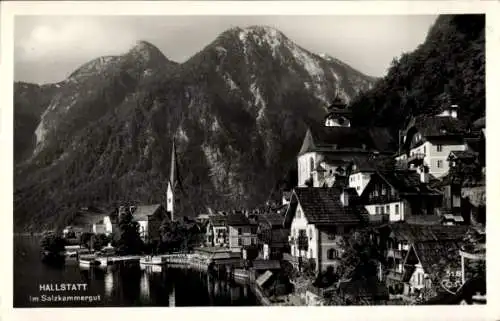 Ak Hallstatt im Salzkammergut Oberösterreich, Gesamtansicht