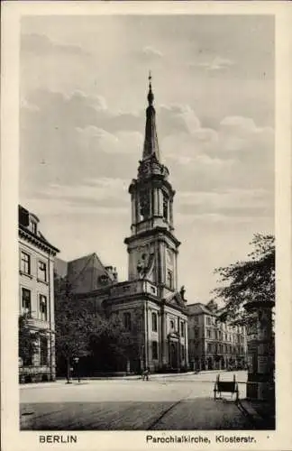 Ak Berlin Mitte, Parochialkirche in der Klosterstraße