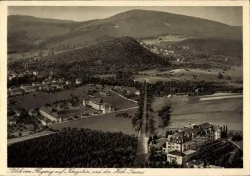 Ak Königstein im Taunus, Fliegeraufnahme