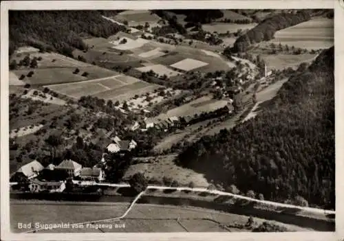 Ak Suggental Waldkirch im Breisgau Schwarzwald, Fliegeraufnahme